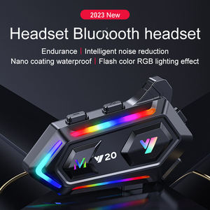 Audífonos Inalámbricos para Casco de Motocicleta Y20, Conexión Rápida, Manos Libres, <span class=keywords><strong>con</strong></span> Luces RGB, Venta al Por Mayor del Fabricante - Product Image 3