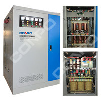 SBW-500KVA de régulateur de tension automatique de type servomoteur triphasé stabilisateur AVR Estabilizador De Voltaje 208/220/380/400/415/440VAC