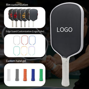 Raquette de pickleball Boomstik 2025 à <span class=keywords><strong>surface</strong></span> rugueuse, allongée, noyau de 16 mm, jamais cassé, intérieur en mousse BoomCore, <span class=keywords><strong>surface</strong></span> en fibre de carbone - Product Image 2