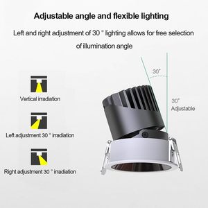 High End Modern Indoor Home Mall Office Commercial 5W/7W/15W/20W Aluminum Flush LED Spot Light High CRI 93 15/24/36 Beam - Product Image 3