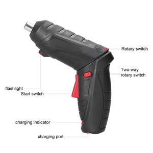 Tournevis électrique rotatif 3,5 N/m, tension de fonctionnement 3,6 V, capacité 1800 mAh, ensemble de 47 embouts et pièces CY0210-47 - Product Image 2