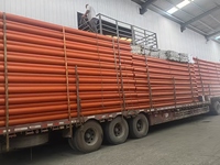 Conduit de câblage MPP orange DN110, conduit de câblage en polypropylène modifié, conduit flexible haute pression, tuyau industriel