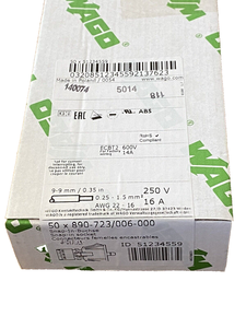 ปลั๊กเสียบแบบสแนปอิน Plc 890-723, 3 ขั้ว, รหัส A, สีขาว 50 ชิ้น (ใหม่) สำหรับสินค้ารับประกัน - Product Image 2