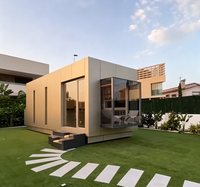 Maison conteneur modulaire préfabriquée en kit, structure en acier léger, maison mobile, toit solaire, villa étanche, vente en gros, sur mesure