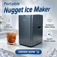 Machine à glaçons automatique électrique portable de comptoir 2026 pour la maison et la cuisine, distributeur de glaçons en forme de balle, vente en gros