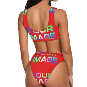 Impression à la demande personnalisée votre Logo/Image/<span class=keywords><strong>Photo</strong></span> impression femme Sexy Bikini ensemble deux pièces femme maillots <span class=keywords><strong>de</strong></span> <span class=keywords><strong>bain</strong></span> Sexy été plage maillot <span class=keywords><strong>de</strong></span> <span class=keywords><strong>bain</strong></span> - Product Image 2