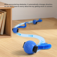 Usine interactive chat balle jouets 360 intelligent auto roulement rapide chat jouet queue rapide 2.0 automatique mobile Peppy chien balle pour animaux de compagnie jouets