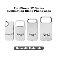 Moule de Sublimation 2-en-1 pour Coques de Téléphone Série iPhone 17, Outil d'Impression 3D en Métal, Gabarit pour Coques de Téléphone avec Film Argenté pour iPhone 17 16 15 14