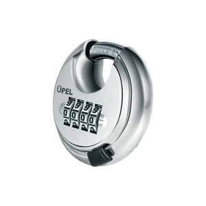 Cứng 201 thép không gỉ vòng kết hợp khóa resettable thời tiết Keyless 4 chữ số đĩa ổ khóa - Product Image 2