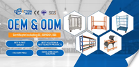 Conteneur de stockage robuste pour entrepôt, cage à palettes en métal, gitterbox en fer, verrouillable, empilable, pliable, en acier doux