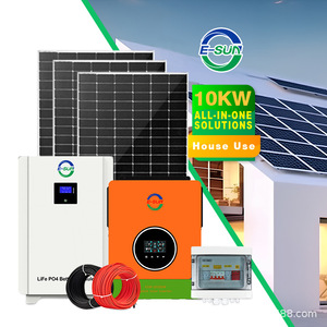 Sistema de almacenamiento de energía solar todo en uno E-SUN de 10KW con batería LiFePO4 para uso doméstico - Product Image 1