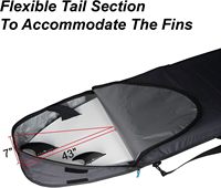 2024 haute qualité conception personnalisée Polyester planche de surf sac de voyage Bord de mer Style Longboard sac de rangement