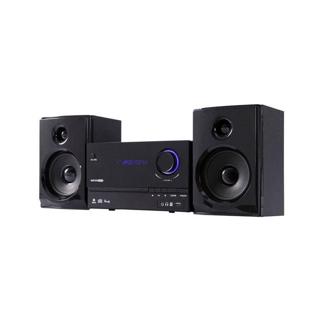 WANJIA Home Theater System CD Player Mini 2.0 2.8inch Screen 720P Display Black FCC Certified