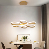 Luminaire suspendu en acrylique LED réglable avec télécommande pour la décoration des restaurants, des bars et des hôtels