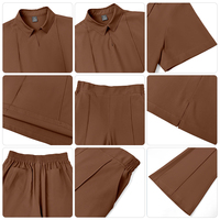 Nouveaux ensembles de blouses d'infirmière 2026 – Ensemble de blouses à col montant en tissu performant – Uniforme d'infirmière élastique personnalisé pour femmes
