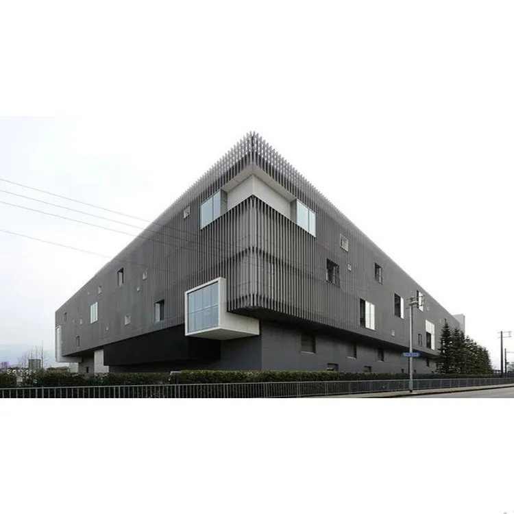Modern çelik yapı çerçevesi prefabrik evler 3 kat prefabrik atölye planı tasarımı