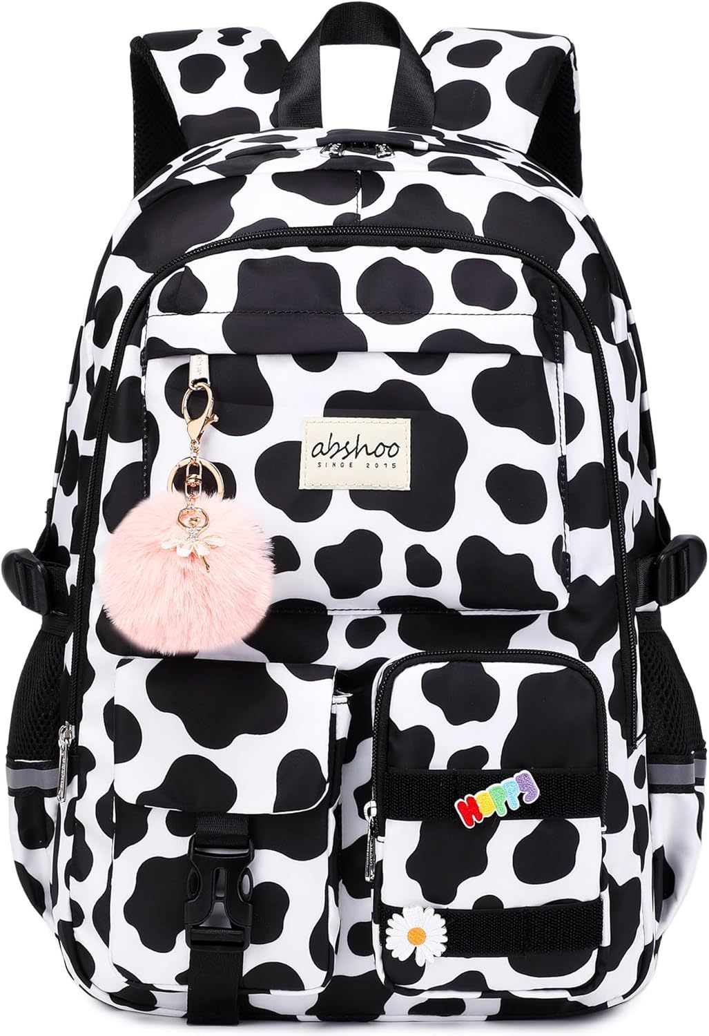 Imprimé vache noir