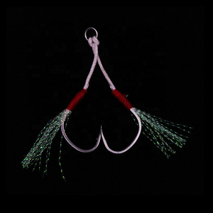 New <span class=keywords><strong>mata</strong></span> kail jigging assist ganci double jig asist Sea Fishing jigging hook - Product Image 5