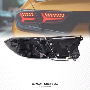 อุปกรณ์ตกแต่งรถยนต์ ไฟท้าย LED สำหรับรถยนต์ฮอนด้า แอคคอร์ด ปี 2018-2022 รุ่นที่ 10 ไฟท้าย ไฟเบรก ไฟเลี้ยว ไฟตัดหมอก - Product Image 5