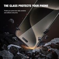 Protection d'écran en verre trempé transparent anti-rayures 9H en aluminium de haute qualité, vente en gros OEM pour iPhone 15 16 17 18 Pro Max Air Fold