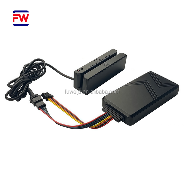 GPS Connected Driver's License Reader TTL RS232 RS485 USB2.0 Interface MSR100 3 Track Magnetic Stripe Card ISO7811 ABS Material