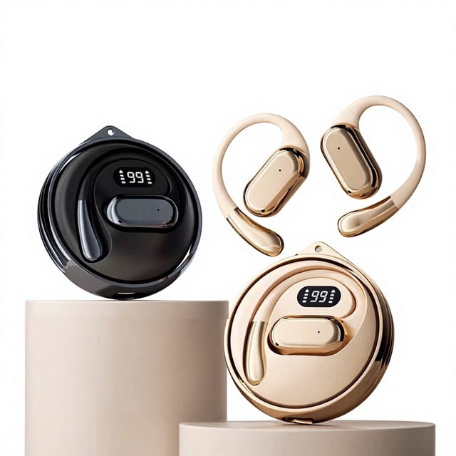 Open Ear Bluetooth Earbuds Wireless Sports Headphones AI Translator Earphones IP68 Waterproof Long Battery Life OEM