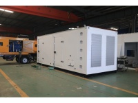 Groupe électrogène diesel 2850 kW à faibles émissions pour projets en extérieur, idéal pour l'alimentation électrique des parcs industriels du Moyen-Orient