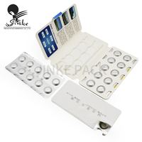 Film d'emballage en aluminium de qualité alimentaire pour comprimés pharmaceutiques personnalisés, film PVC imprimé pour thermoformage à froid, film d'étanchéité pour plaquettes blister