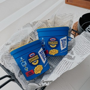 Gran oferta, funda creativa 3D para auriculares <span class=keywords><strong>con</strong></span> diseño de <span class=keywords><strong>macarrones</strong></span> y <span class=keywords><strong>queso</strong></span> <span class=keywords><strong>con</strong></span> Clip para Airpods Pro, funda divertida de estilo de comida para Airpods 1/2/3 - Product Image 3