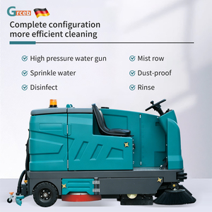 Máquina Secadora y Fregadora de Pisos GS1450, Nueva, con Cepillos de 29 Pulgadas, Espátula, Bomba y Motor, para la Industria de Restaurantes - Product Image 2