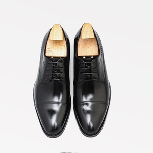 Zapatos Formales de Negocios de Cuero Vacuno de Primera Calidad con Suelas Suaves, Zapatos Derby Modernos con Cordones, Zapatos de Boda Hechos a Mano - Product Image 6