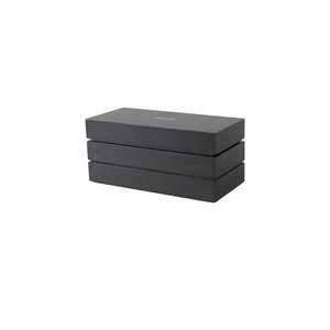 Rectangle Multi-Layered Customized Metal Sticker MDF <b>Black</b> Storage Jewelry <b>Box</b> - Product Image 2