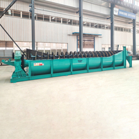 Classificateur en spirale de vente directe d'usine pour l'extraction de minerai d'or, prix de machine à laver de sable de galets de rivière