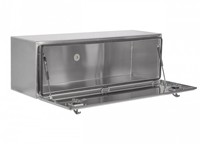 Boîte à outils sous châssis en aluminium sur mesure modèle Europe KMB FZ-TB1-04, étanche, thermolaquée, légère et durable, 1000x500x500mm