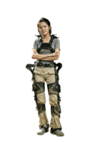 Exosquelette mécanique passif personnalisable pour les membres inférieurs, assistance à la marche et support de charge
