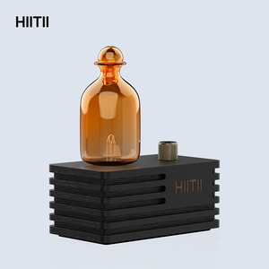 <span class=keywords><strong>Diffusore</strong></span> di Aromi Portatile in Legno Naturale e Vetro, Senza Acqua, per <span class=keywords><strong>Oli</strong></span> <span class=keywords><strong>Essenziali</strong></span> Puri, Ricaricabile, per Benessere Domestico - Product Image 1
