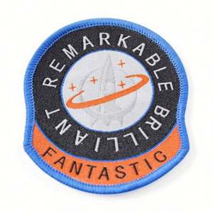 Factory Price Custom Embroidery <b>Patches</b> Sew on for Hat and Clothing Embroidered Badges <b>Patch</b> - Product Image 5