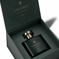 Boîte à parfum personnalisée haut de gamme recyclable avec logo, finition brillante et mate, en carton unique pour femme – Indispensable
