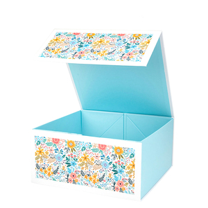 Kundendefiniertes Logo Großhandel luxuriöse faltbare schwarze Magnet-Geschenkbox für Kleidung aus Papier Verpackung mit Band erstklassige magnetische Geschenkbox