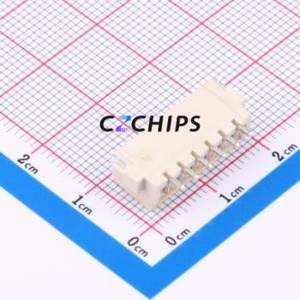 BX-HA2.54-6PWT Wire-to-Board Pin Header SMD,P=2.5mm,Horizontal Mount Connector 1x6P 2.5mm Horizontal Mount XHB - Product Image 2