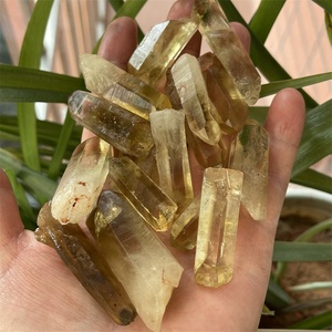 Cristal curativo natural, <span class=keywords><strong>cuarzo</strong></span>, punto terminado, citrino crudo, venta al por mayor - Product Image 5