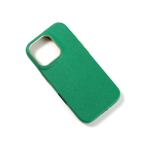 Étui de téléphone magnétique antichoc en cuir de vache HAAS Caviar français YUBO LEATHER, design professionnel pour 16 Pro Max - Product Image 4