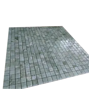 Verde jade natural stone marble mosaic price per square meter mosaic tile 1 x 1 inch for kitchen backsplash polished or matt