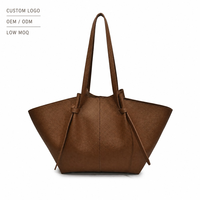 Bolso de Mano de Cuero PU con Logotipo Personalizado para Mujer, Bolso de Hombro a la Moda, Listo para FBA, MOQ Bajo, Venta al Por Mayor Directa de Fábrica OEM ODM