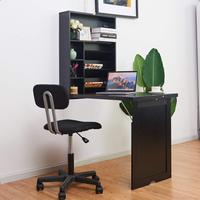 Bureau d'ordinateur pliable à montage mural, Convertible, permet de gagner de l'espace, Table d'étude, bon marché