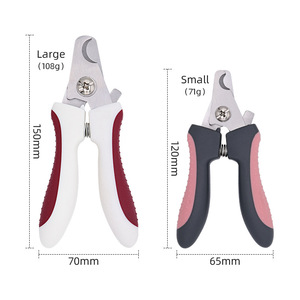 <b>Pet</b> Nail <b>Clippers</b> Small Size Stainless Steel With File <b>For</b> Dogs Cats Grooming Tools - Product Image 4
