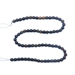Cuentas redondas de <span class=keywords><strong>biotita</strong></span> natural, espaciador de piedra, cuentas redondas, mica brillante en <span class=keywords><strong>biotita</strong></span> marrón y negra para la fabricación de joyas, 4/6/8/10/12mm - Product Image 6
