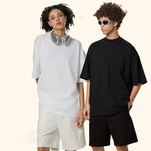 MT2757 T-shirts vierges surdimensionnés en coton 100% de haute qualité, 230 g/m², personnalisables à faible MOQ OEM, pour hommes et femmes - Product Image 2