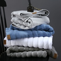 Serviettes de bain 100 % coton en gros, douces et luxueuses, pour hôtel et spa, ensemble de serviettes, personnalisation OEM disponible