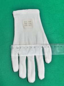 Ugo an toàn làm việc găng tay Găng tay 100% cotton EN388 cuffless thoáng khí mềm mại thoải mái 9 inch - Product Image 5